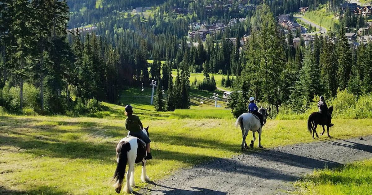 Hiking & Horseback Riding at Sun Peaks Stables