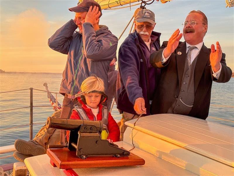 Historic Sailing Adventure on Oyster Bay: Rough Riders Reunion Aboard the CHRISTEEN
