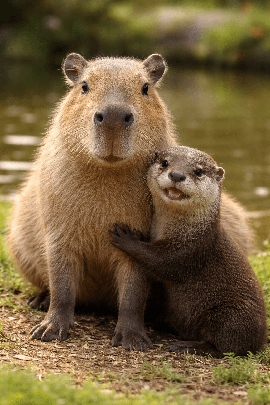 Private Capybara and Otter Encounter at Scatter Joy Acres (Murray, NE)