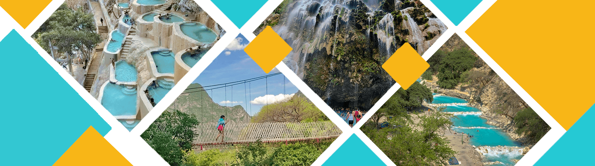 Water Activities & Hot Springs at Ruta Grutas de Tolantongo from Querétaro