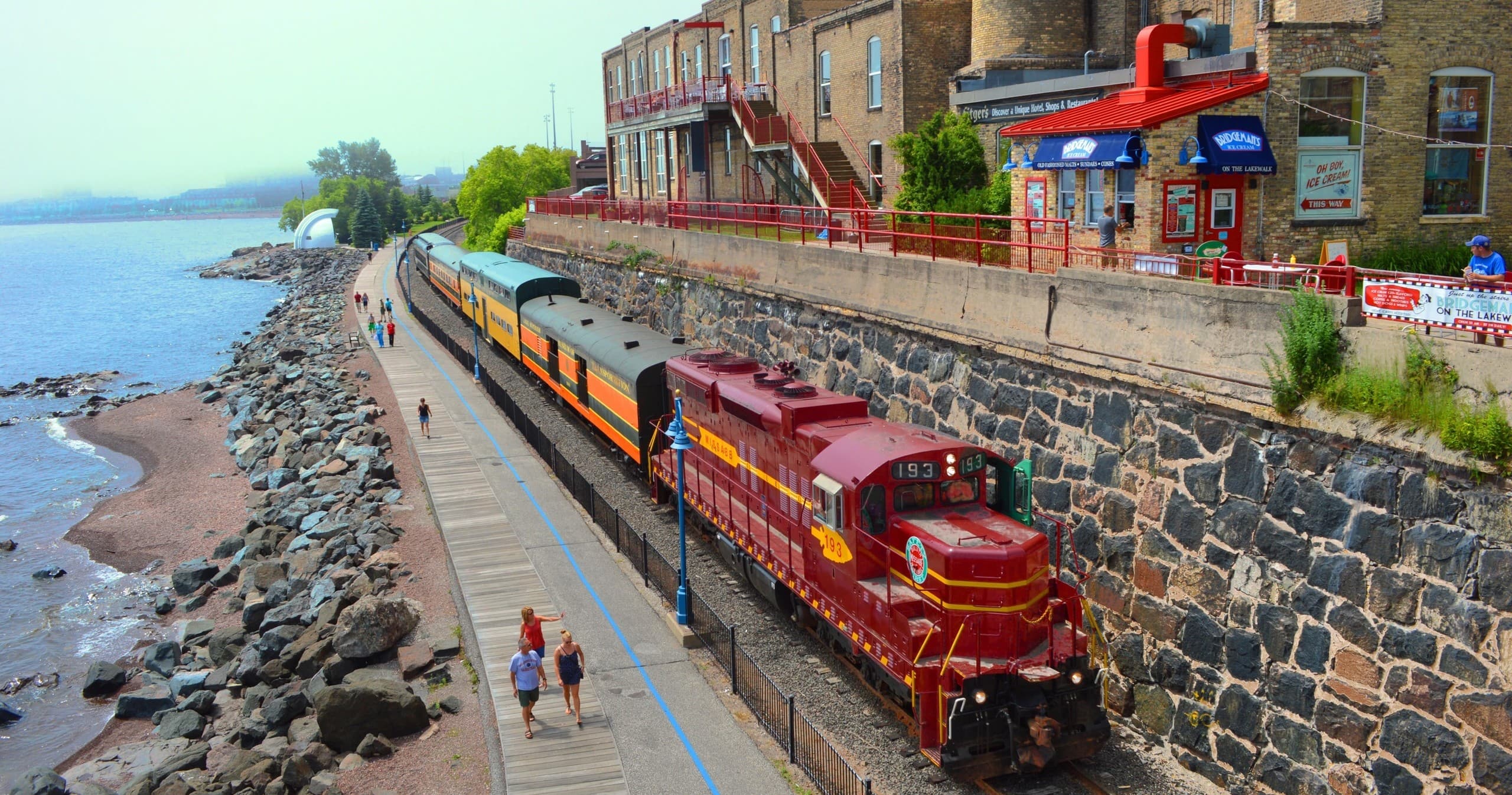 Grandma's Marathon Viewing Train Experience in Duluth