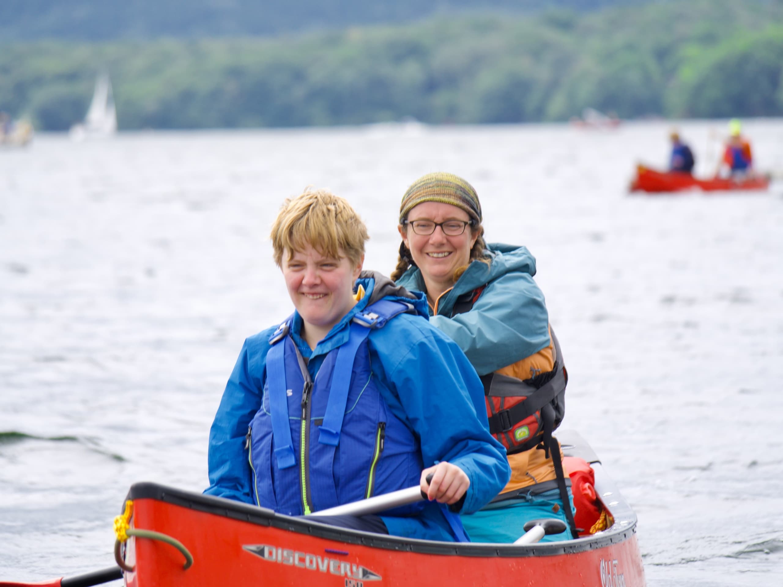 Paddle to Herbert Island: Canoe, Camp-Kettle Cocoa, and Lake Derwentwater Views photo 4