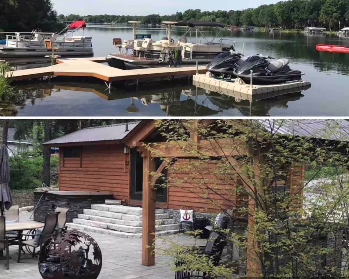 Cabin Rental on Lake DeNeveu: Fond du Lac Lakeside Cabin with Direct Water Access