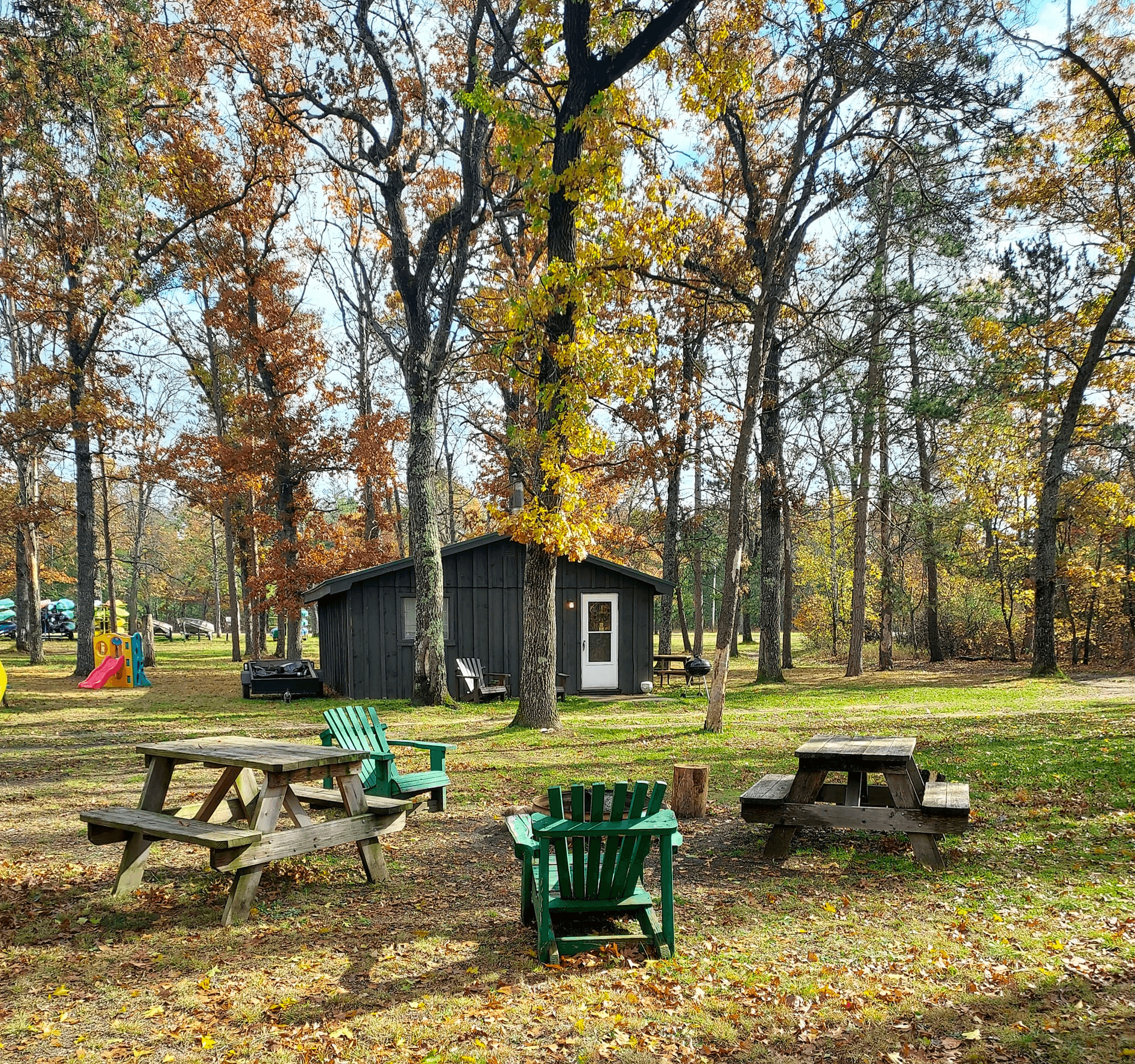 Rustic Escape at Rollway Resort in Huron National Forest: Family-Friendly Cabin Retreat
