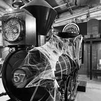 Explore the Haunted Jackson Street Roundhouse: A Spooky Railroad Adventure in Saint Paul