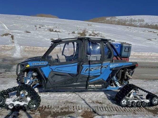 Polaris RZR Snow Track Adventure in Springville, Utah