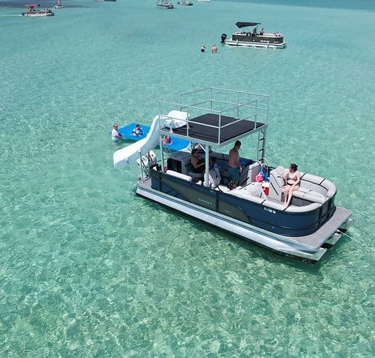 Pontoon Boat Adventure on Florida’s Emerald Coast with Surf N Pontoons