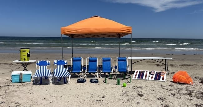 Turnkey Beach Setup on Corpus Christi Shores — Fun In The Sun Rentals