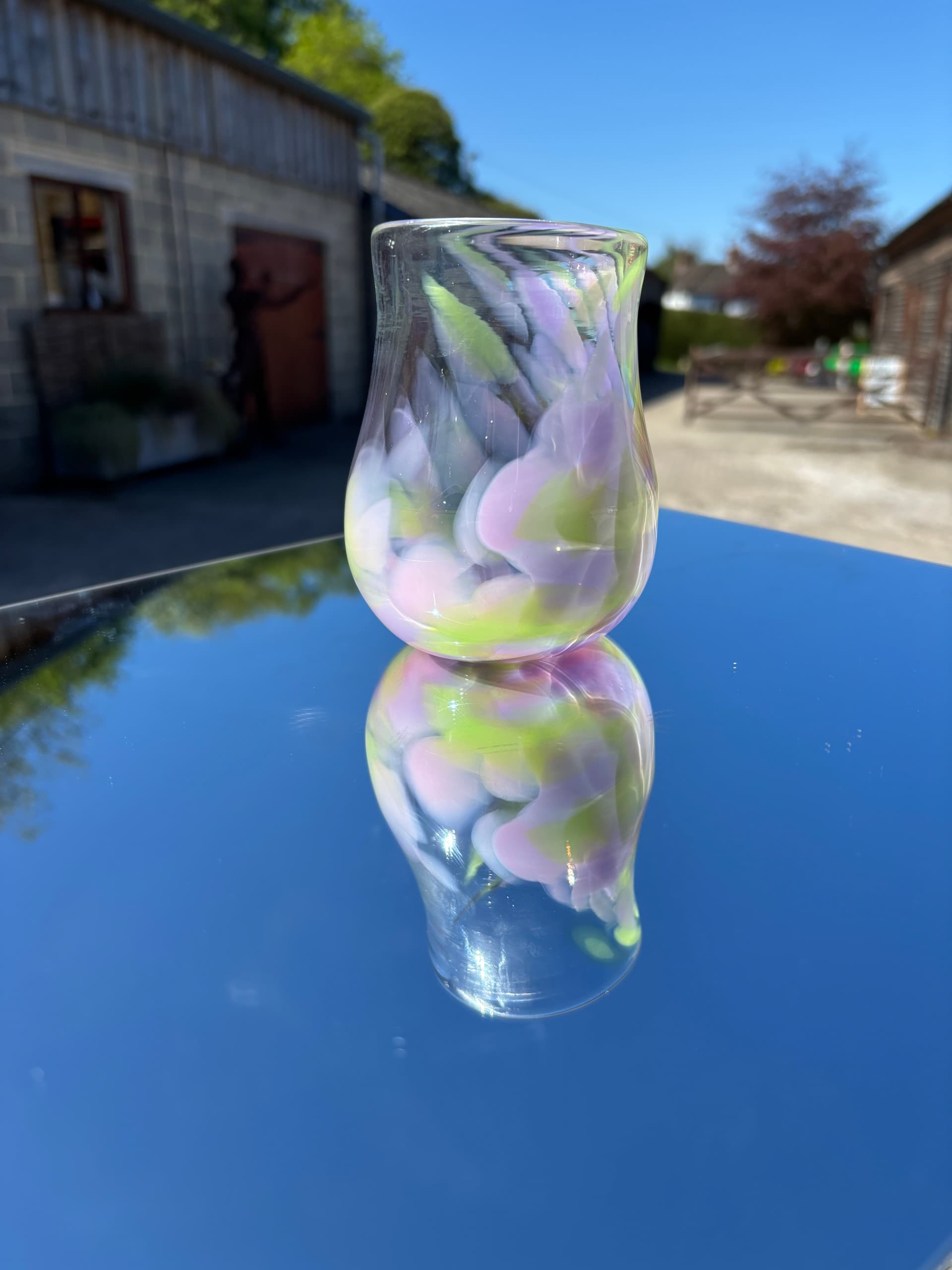 Make Your Own Glass Tumbler at Ashley Wood Farm — Glassblowing Course Near Bath