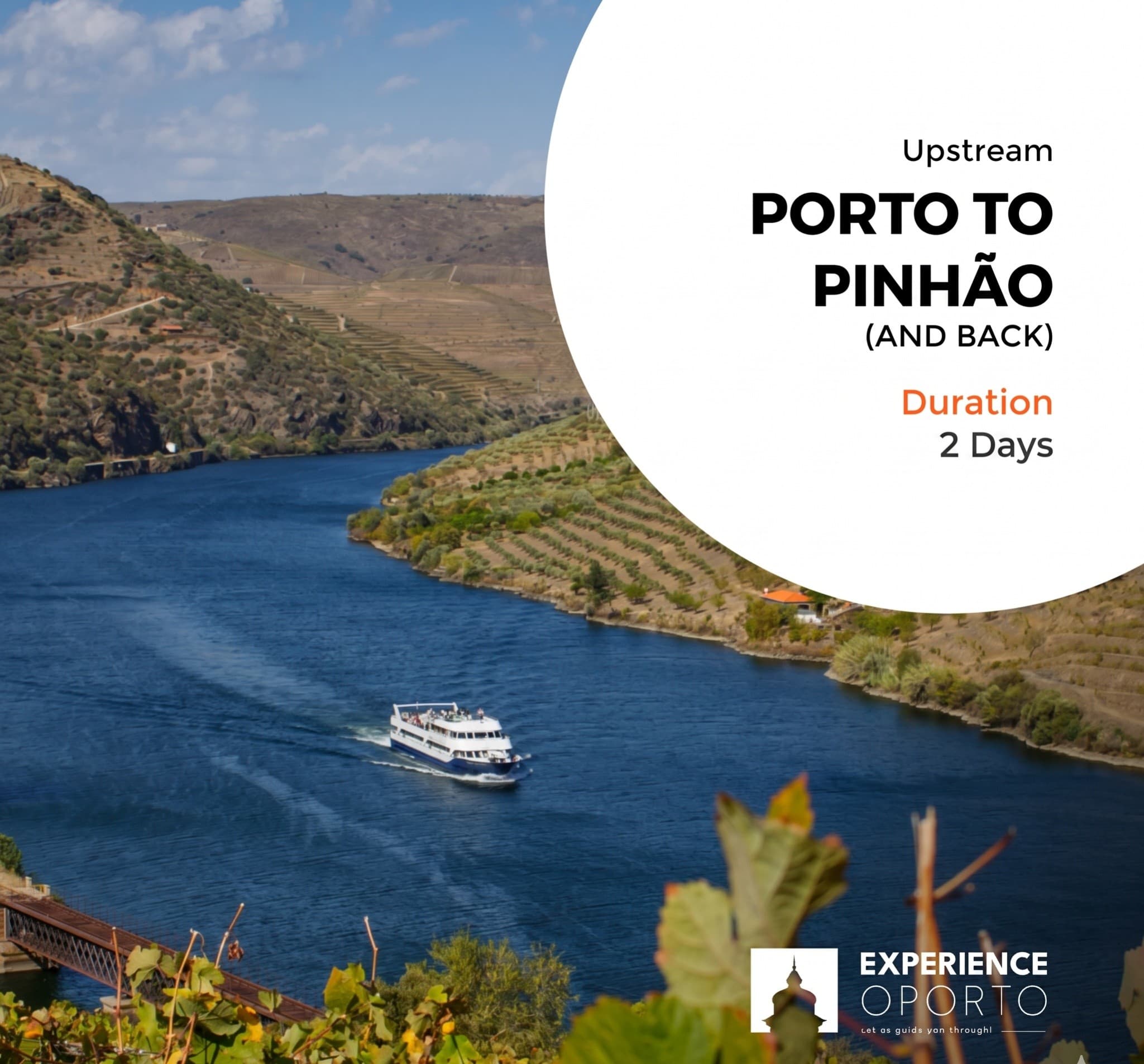 Two-Day Douro River Cruise: Porto to Pinhão & Back