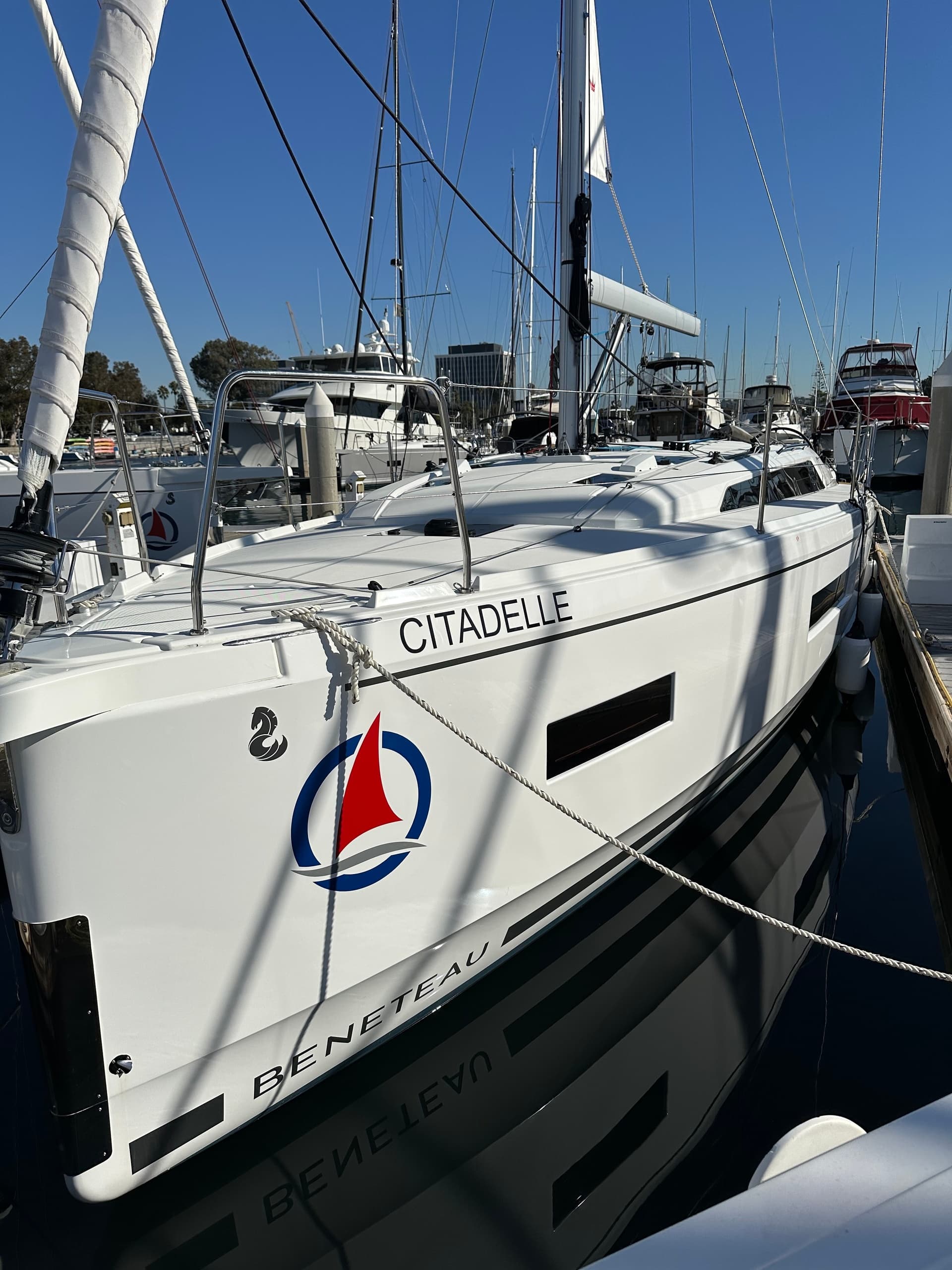 Sailing the Citadelle in Marina del Rey, California