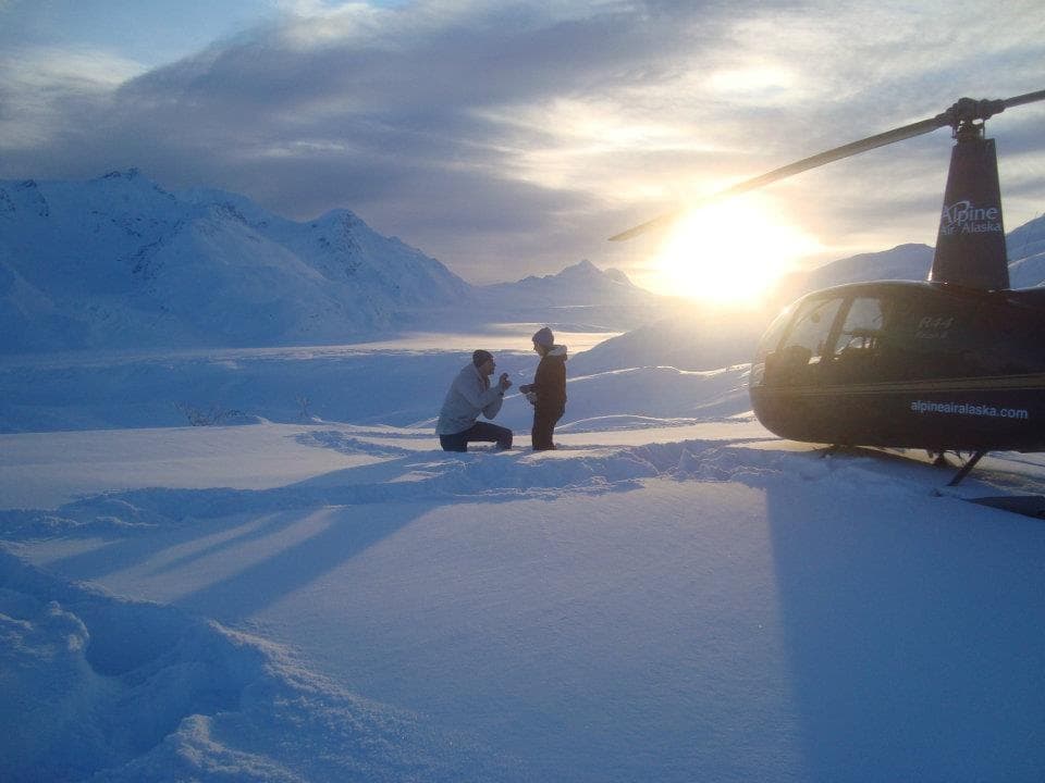 Private Glacier Helicopter Elopement Near Anchorage - Girdwood Intimate Glacier Getaway photo 1