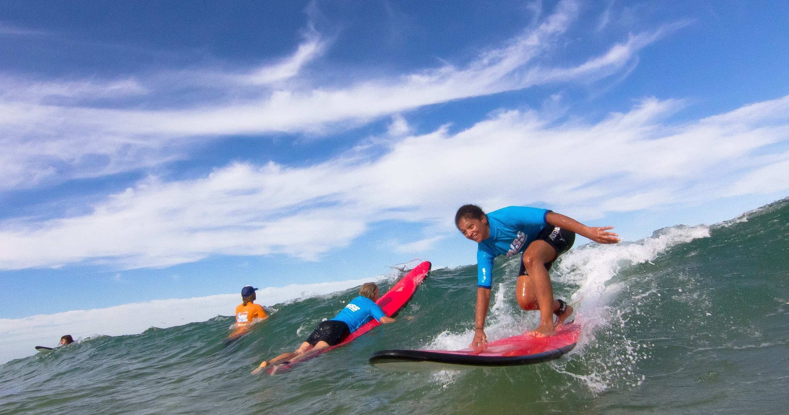 Newcastle Surf School team