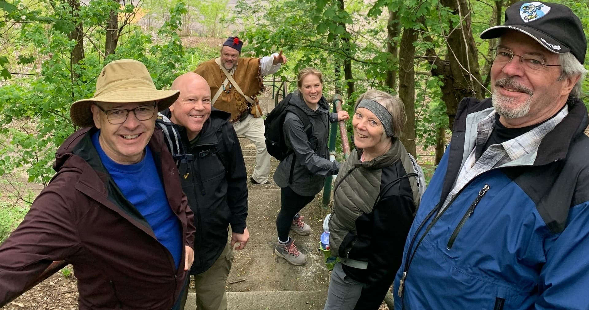 Pittsburgh History Hike at Emerald View Park: Living History & City Overlooks