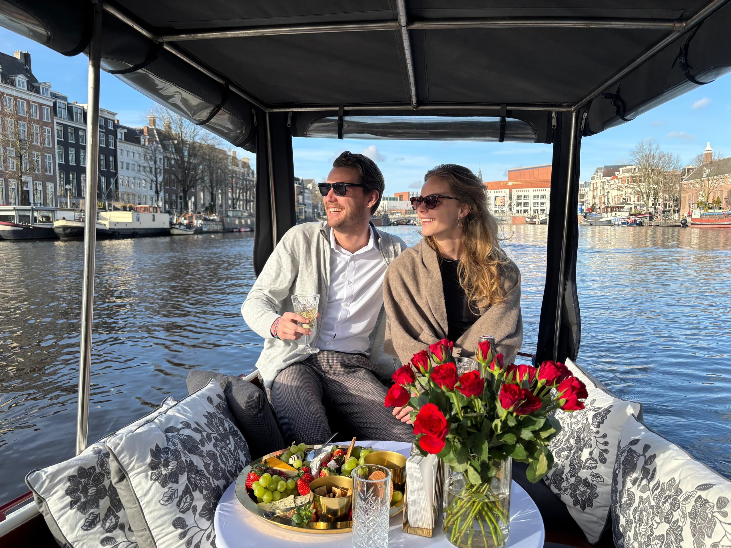 Romantic Canal Cruise in Amsterdam with Boat Amsterdam
