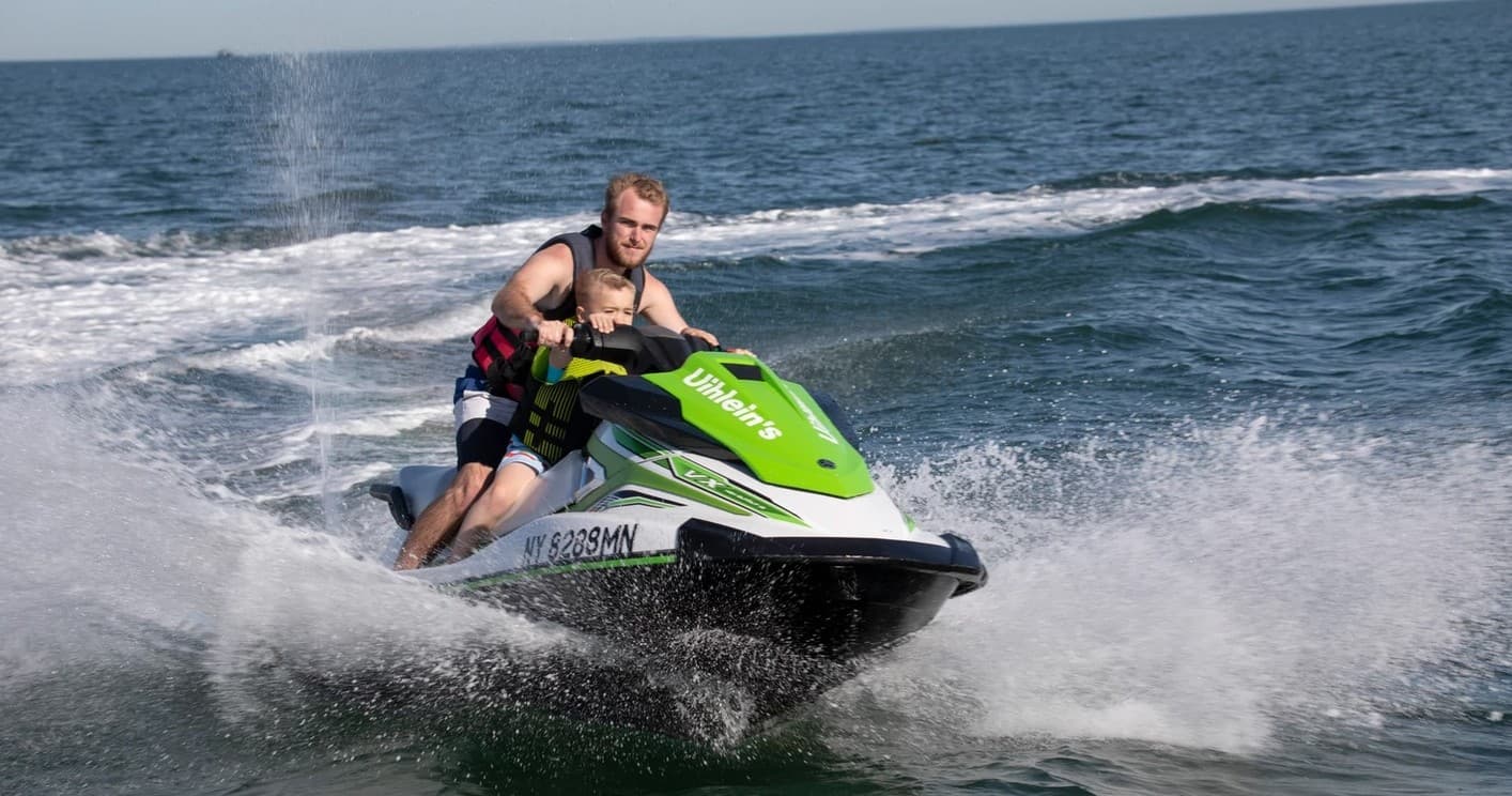 Water Activities at Uihlein's Marina on Long Island