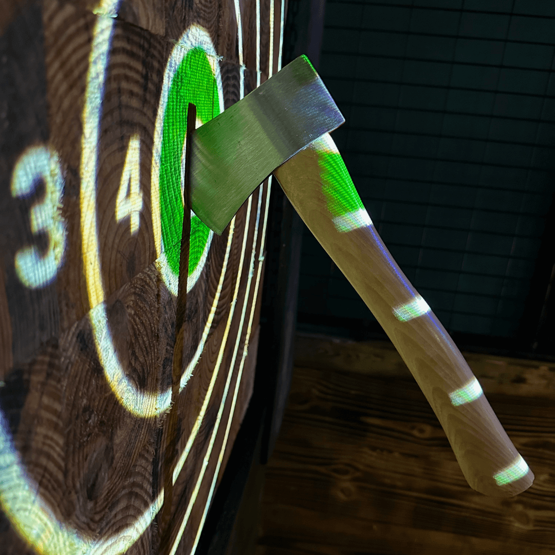 Outdoor Adventure Spotlight: Axe Throwing at Pinfish Entertainment Center