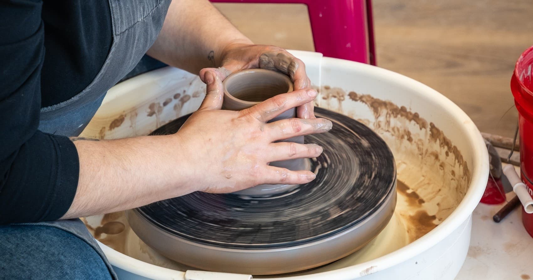 Push Your Pottery: Wheelthrowing 102 at Black Hound Clay Studio South