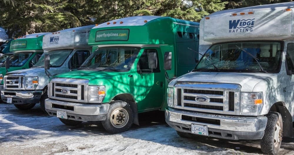 Shuttle Service with The Adventure Group Whistler in British Columbia