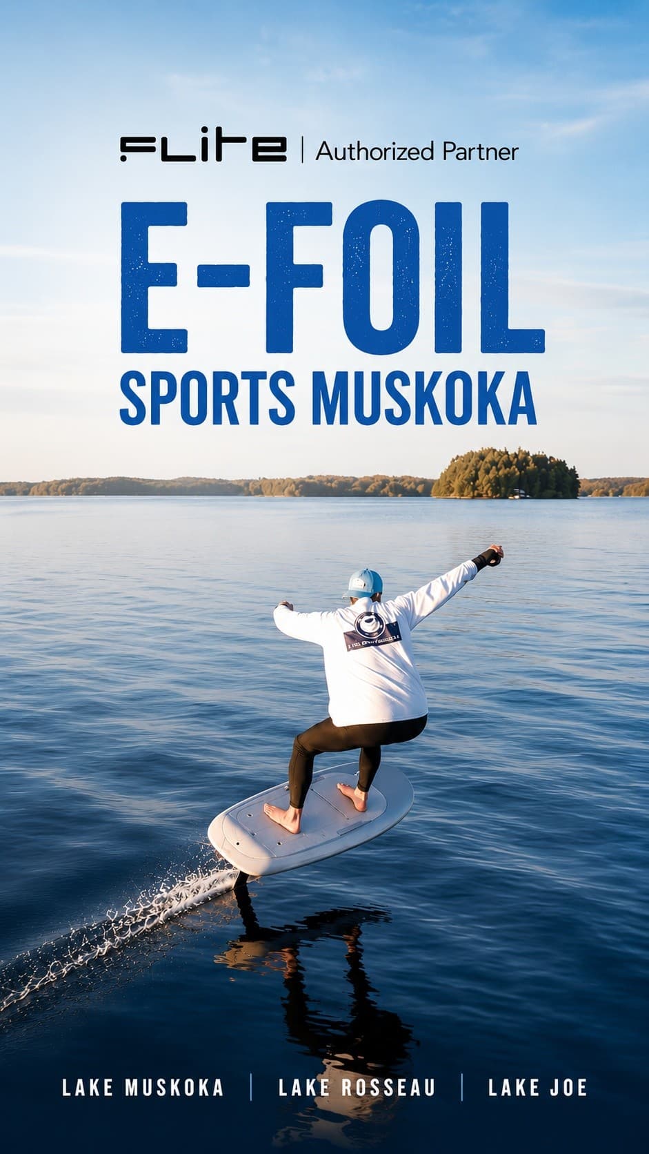 E-Foil Lessons on Lake Rosseau: Learn to Fly Above Muskoka Waters photo 1