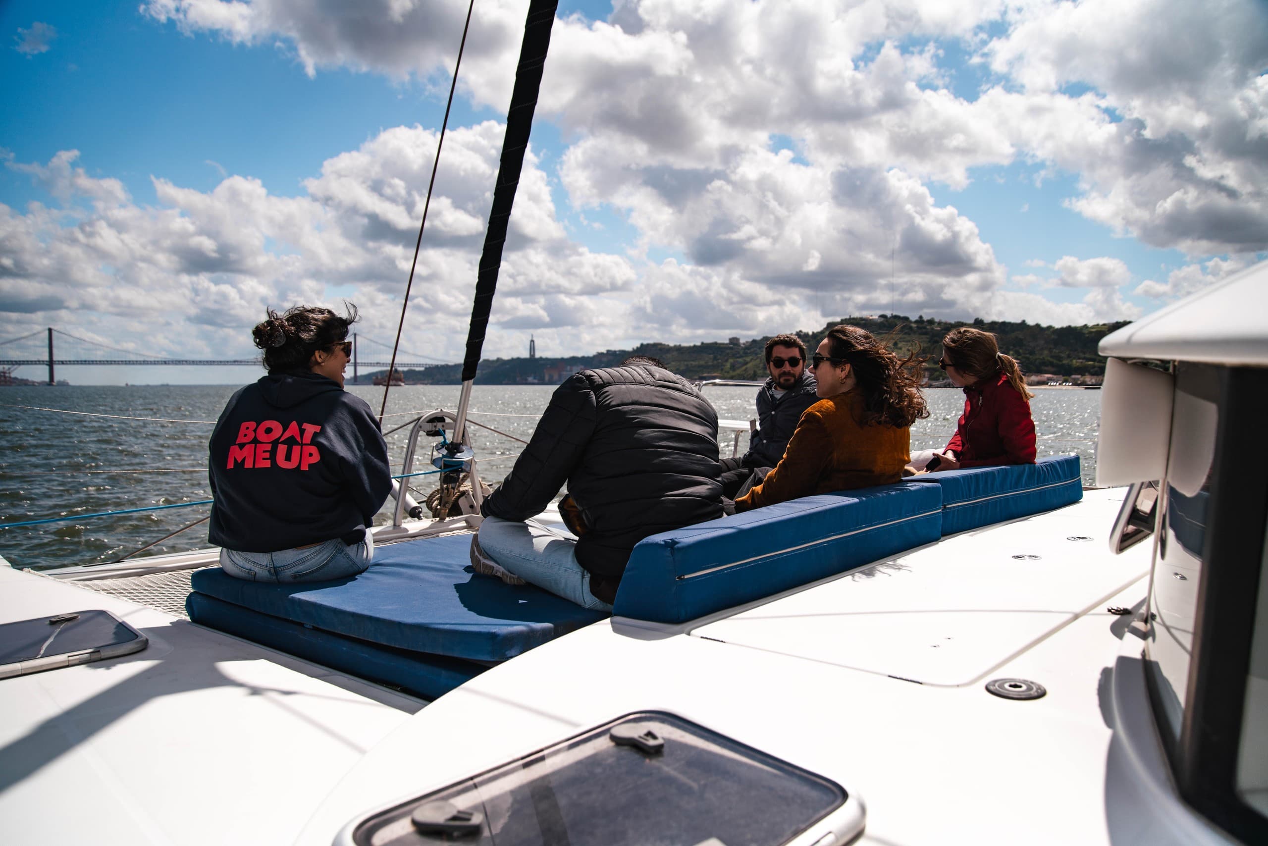 Coastline Comfort: Sail Lisbon’s Tagus on the Magano Catamaran photo 3