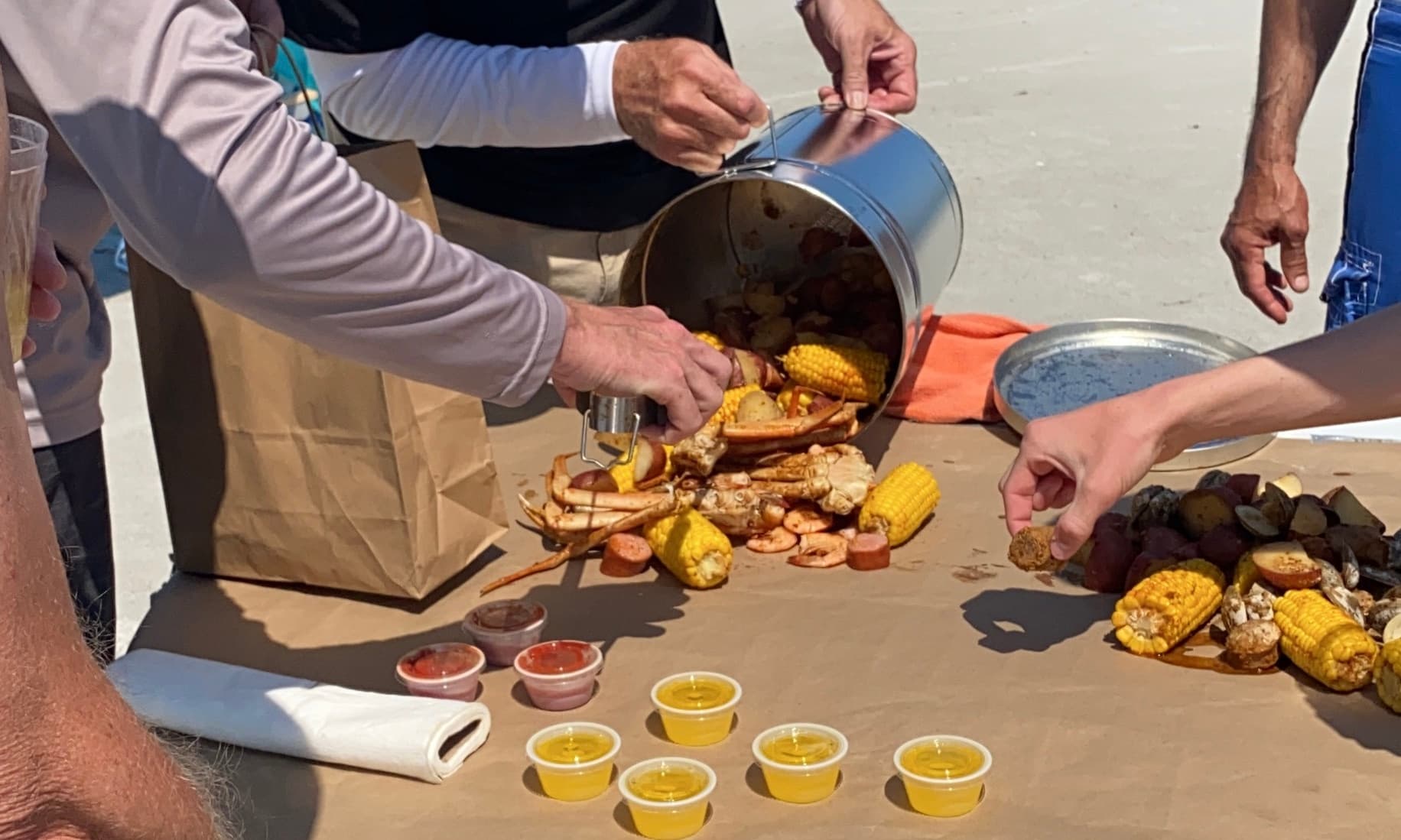 Savor the Coast: Steam Pot Seafood Boil Excursion at Wrightsville Beach