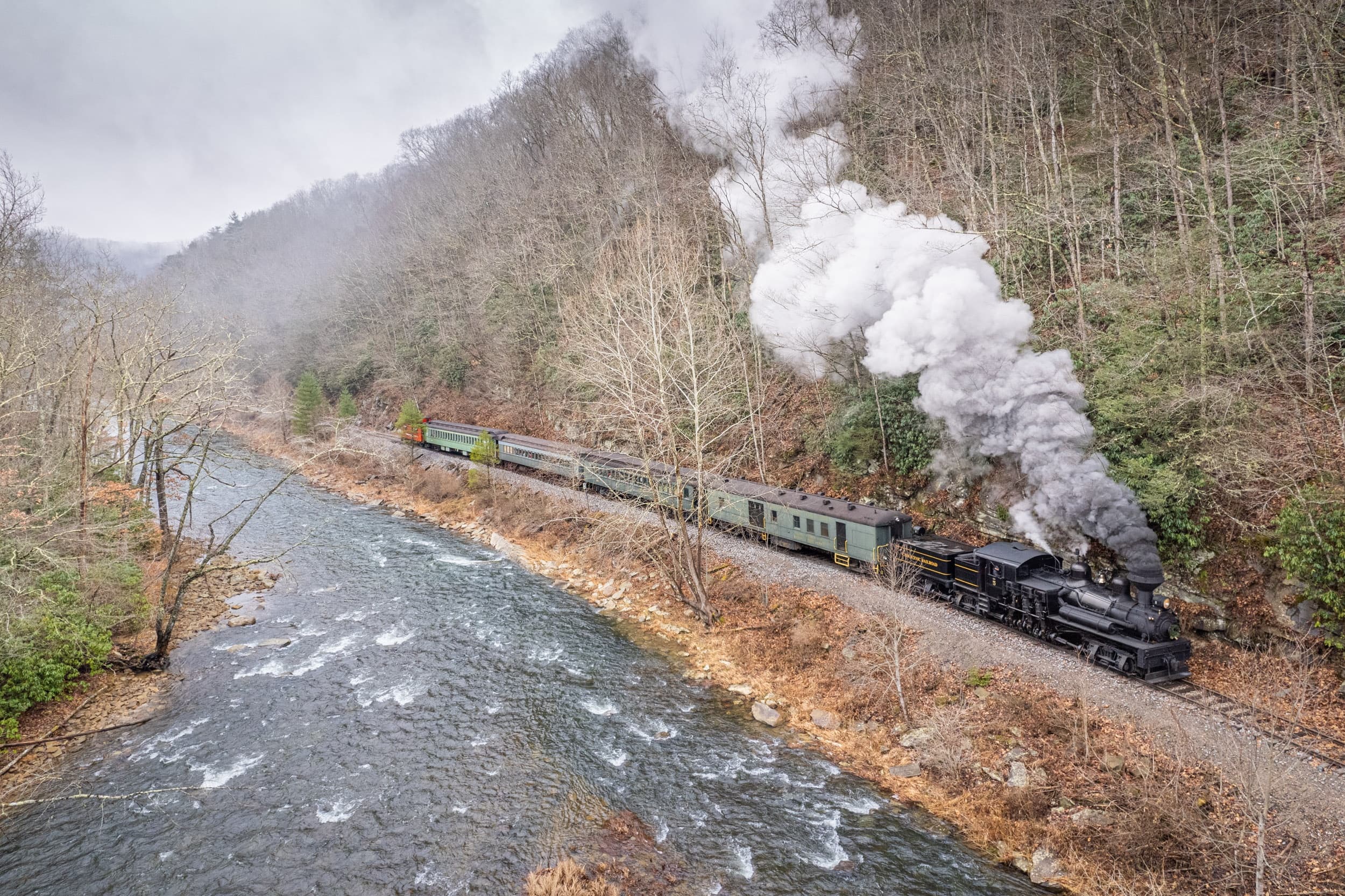 Exploring West Virginia’s Scenic Wilderness on the Greenbrier Express Winter Special