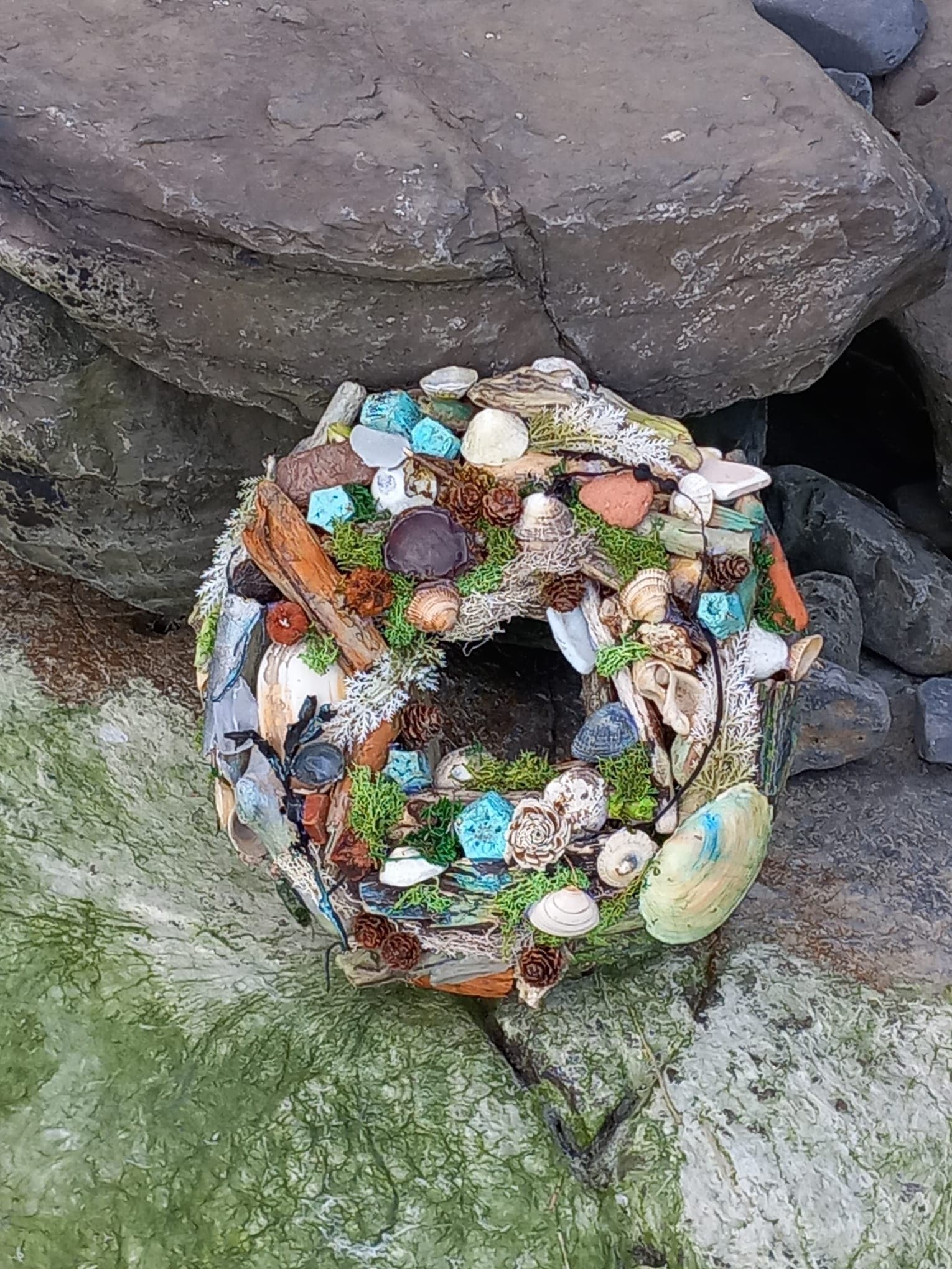 Coastal Seacraft: Shell & Sea-Glass Wreath Workshop in Enniscoe, County Mayo