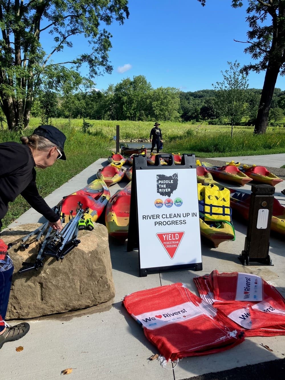 River Clean Up at Cuyahoga Valley Adventures, Ohio