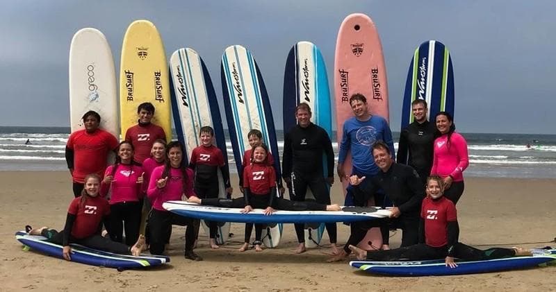 Sandbar Surf School team