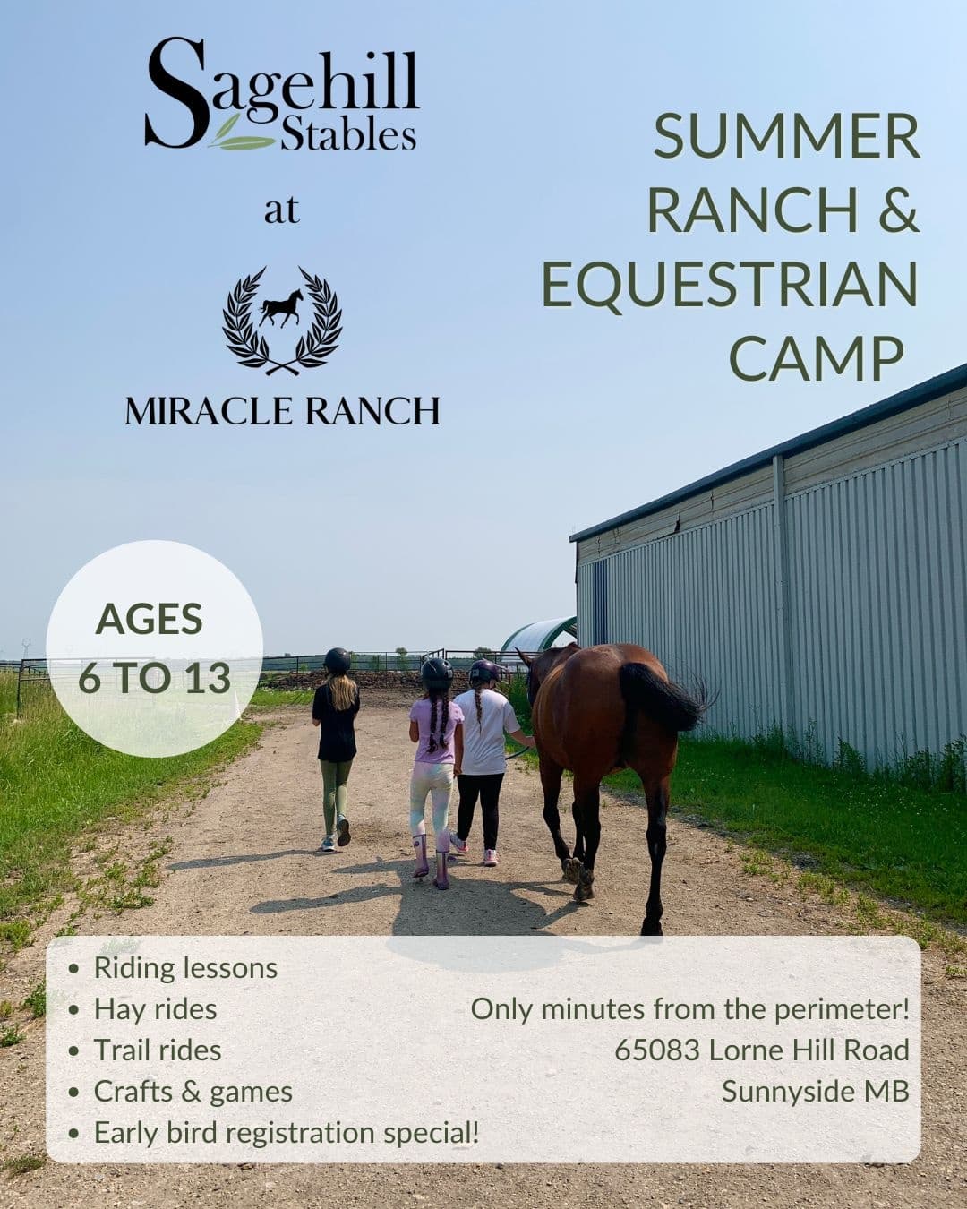 Winnipeg Summer Ranch and Equestrian Camp for Kids: Riding, Horsemanship & Hayrides photo 1