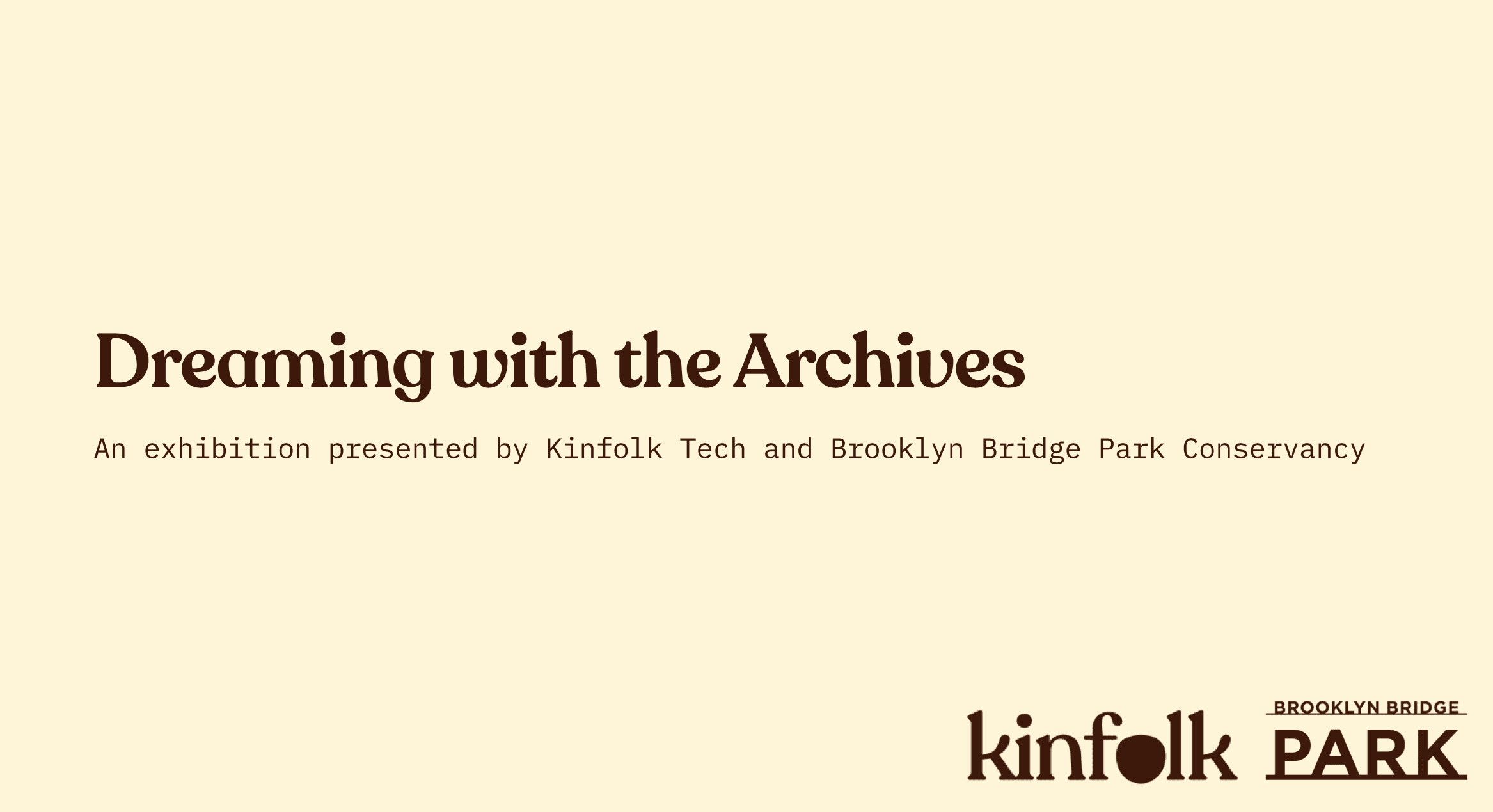 Water-activities & Brooklyn Bridge Park: Dreaming with the Archives Tour