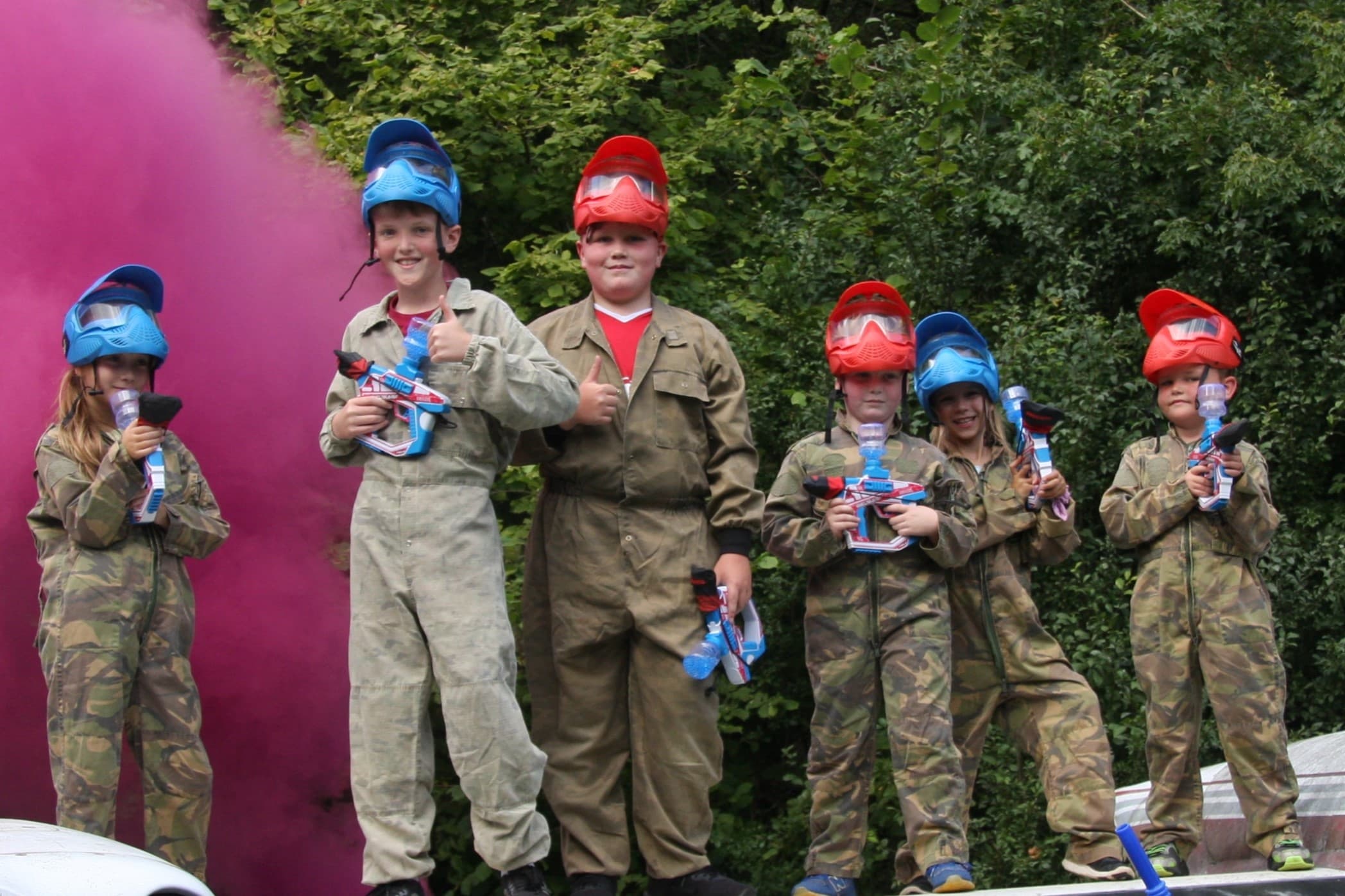 Gellball at Skirmish Central in Odell, Bedfordshire