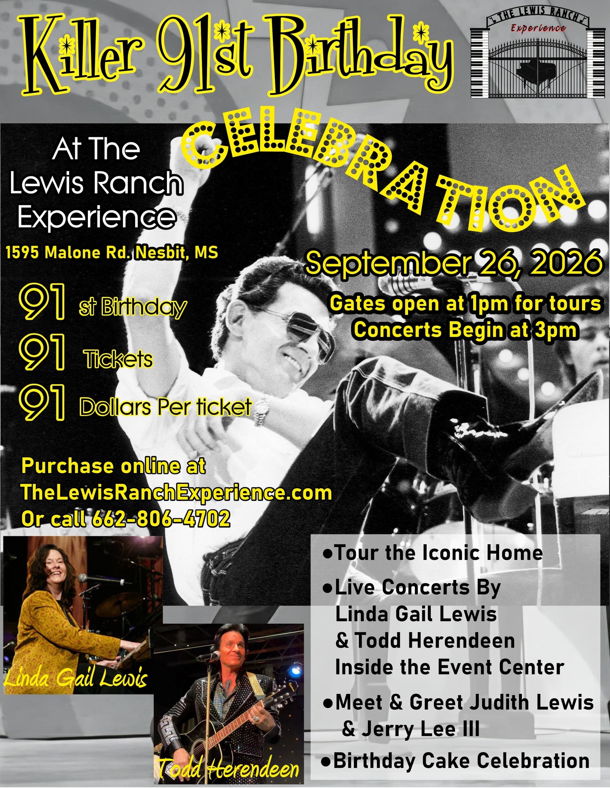 Inside Jerry Lee Lewis and the Lewis Ranch Experience in Nesbit, Mississippi