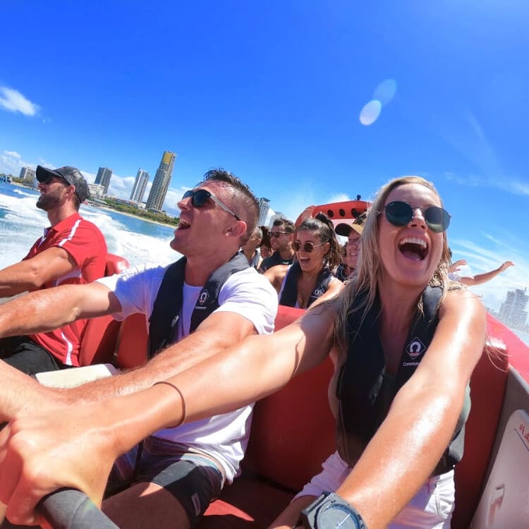 Gold Coast Jet Boat Thrill: 80kmh Spins Through Surfers Paradise Broadwater