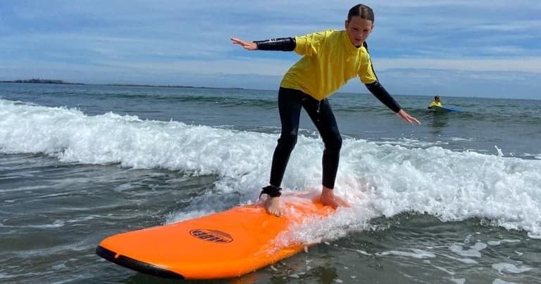 Kids Surf & Water Safety at Northside Surf School, Amble