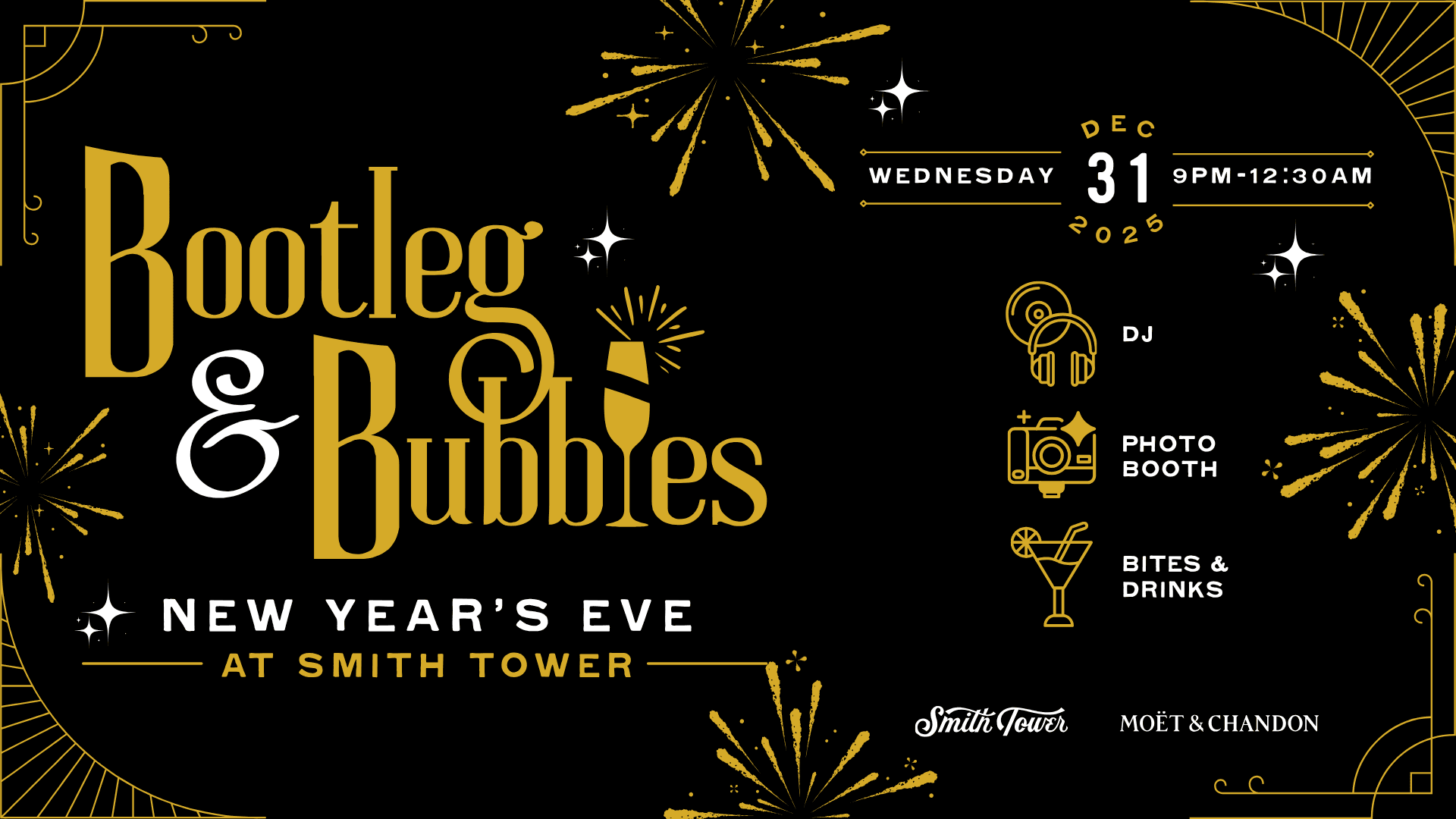 Bootleggers & Bubbles NYE at Smith Tower: Celebrate New Year's Above Seattle