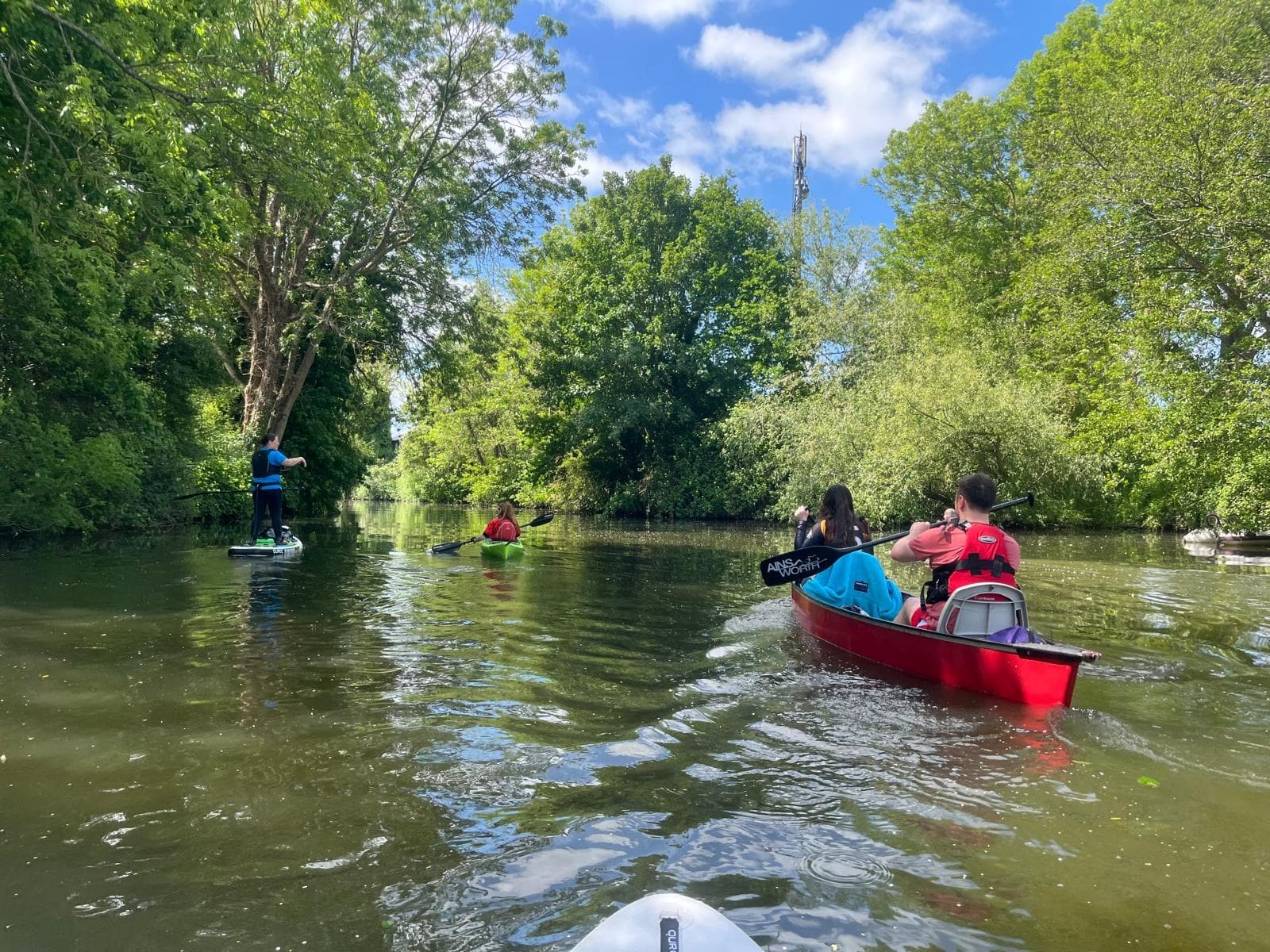 Medway SUP Safari: 11km Paddle on the River Medway from Hampstead Weir to Oak Weir
