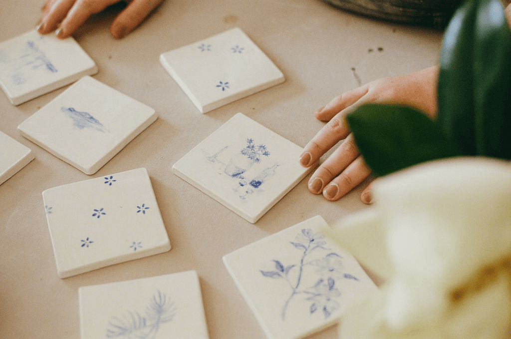 Paint History: Blue & White Tile Workshop at Drayton Hall, Charleston