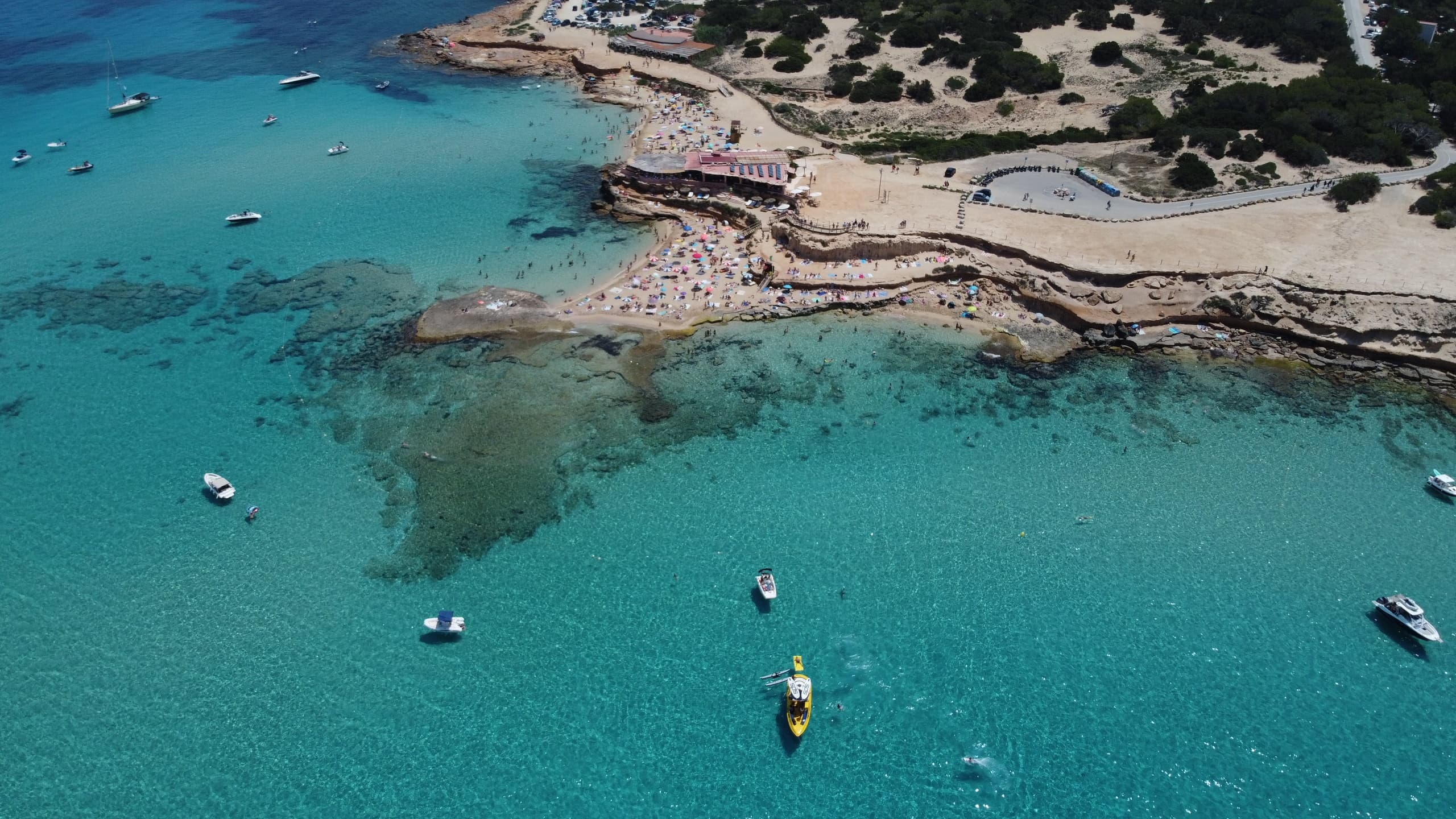 Private Beach & Cave Tour with Take Off Ibiza in San Antonio