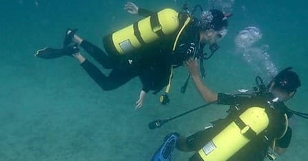 Scuba Diving Try Dive Tour with Culebra Snorkel with Locals