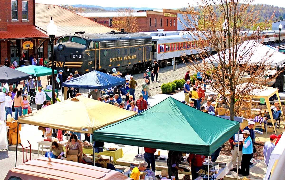 Experience the Ramps & Rails Train Festival Ride in Elkins, WV