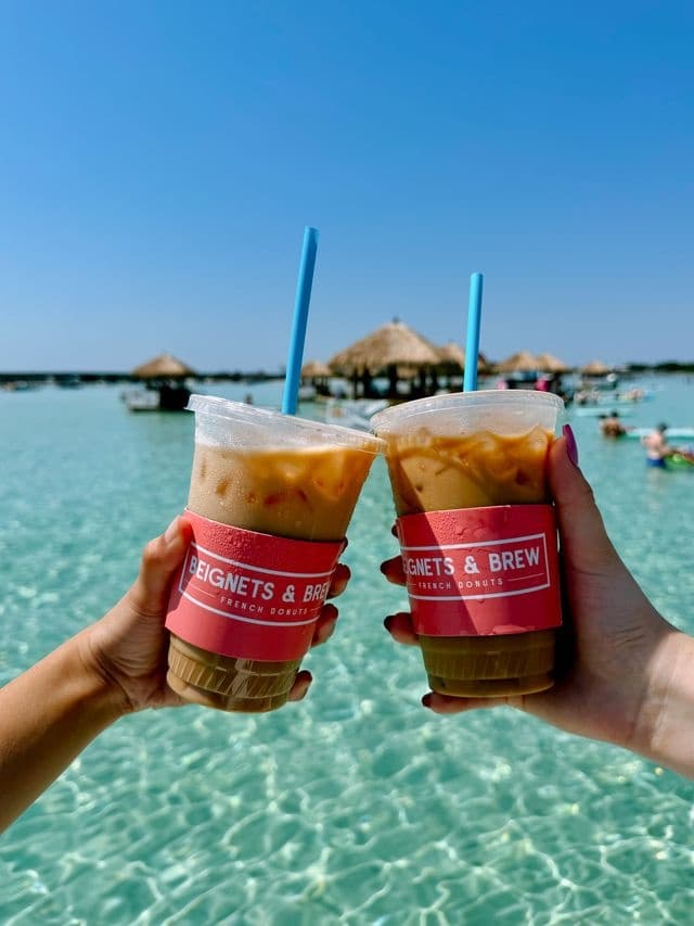 Sunrise Beignets & Brew Cruise with Bluewater Pontoon Charters in Destin