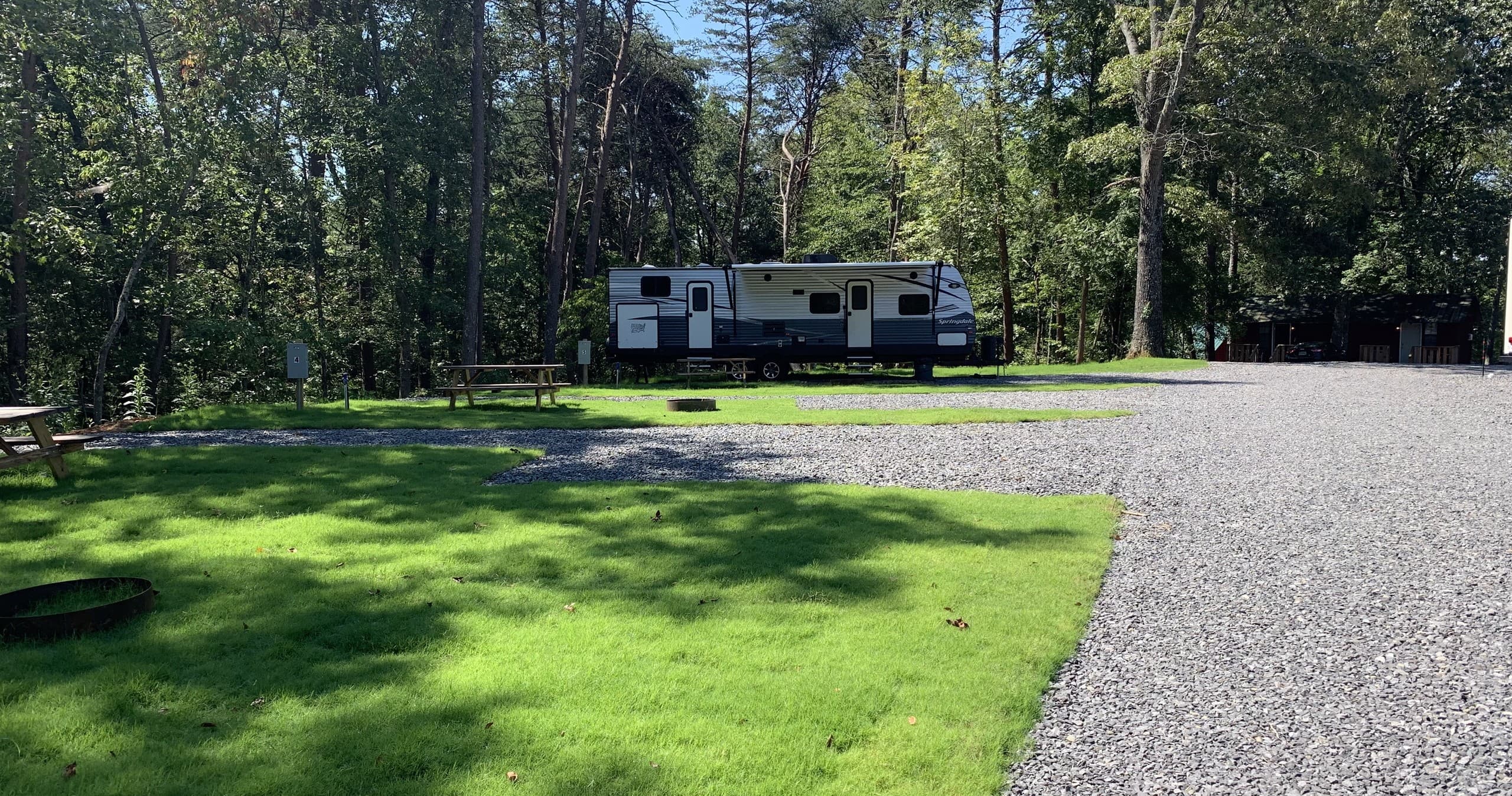 Private RV Site Six Experience at Bigfoot Outfitters, Benton