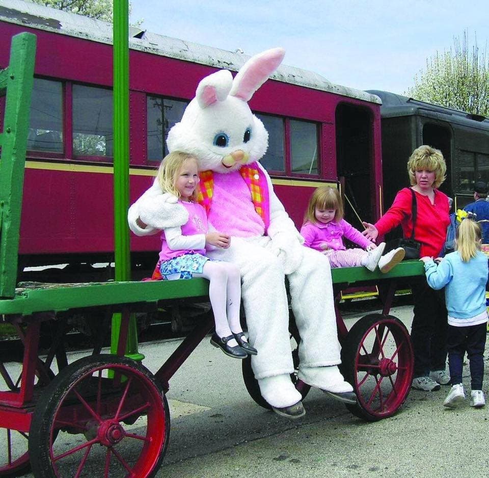 Easter Bunny Express Connersville Train Ride and Family Egg Hunt