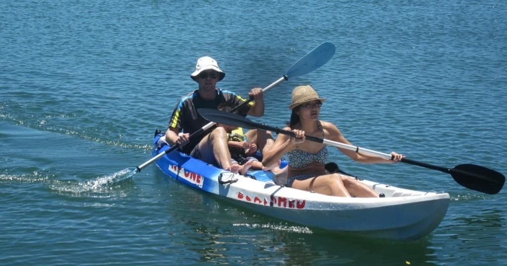 Double Kayak Rentals at Forster Houseboat Hire, NSW photo 1
