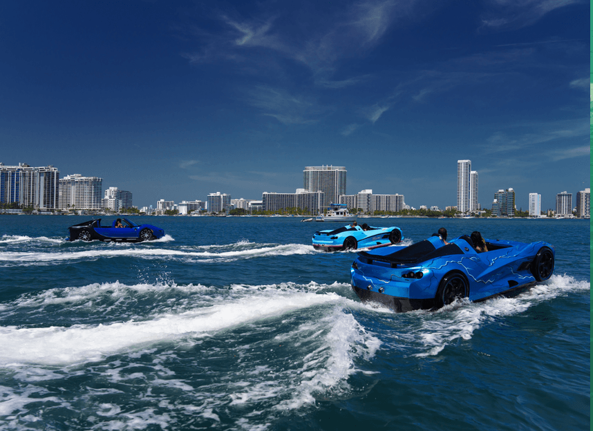 Jetcar Tour of San Juan Morro - Barbie Blue McLaren Thrills