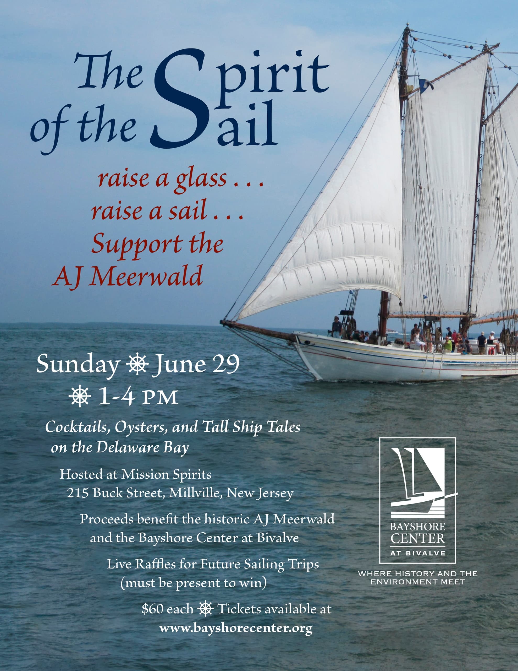 Spirit of the Sail Fundraiser in Millville, NJ