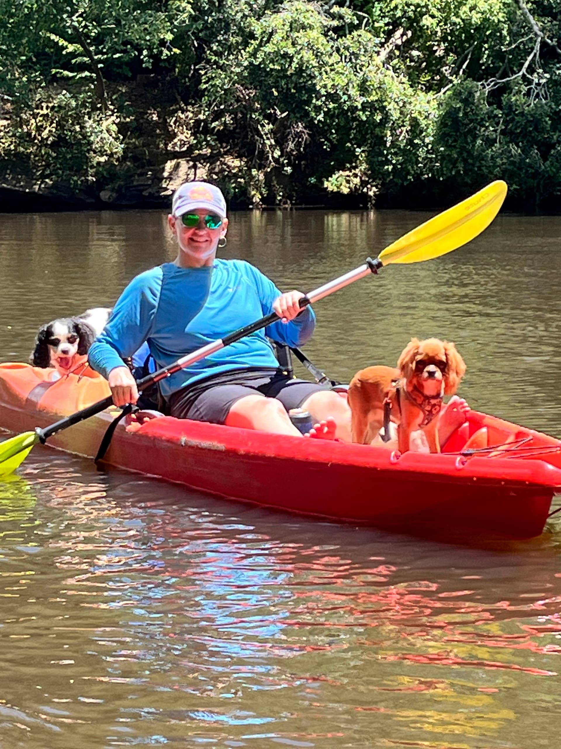 Water Activities with Paws on the Pacolet at Pacolet River