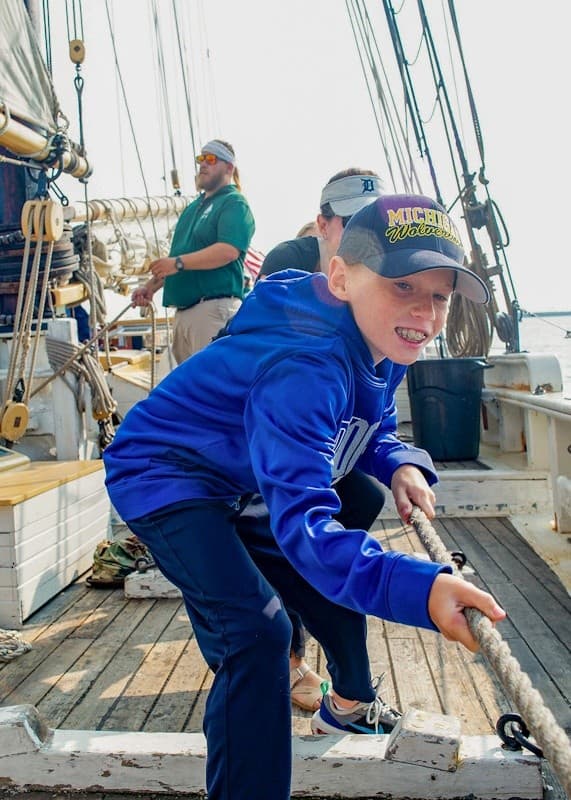 Historic Lettie G. Howard Sunset Sail at Wine & Walleye Festival on Lake Erie